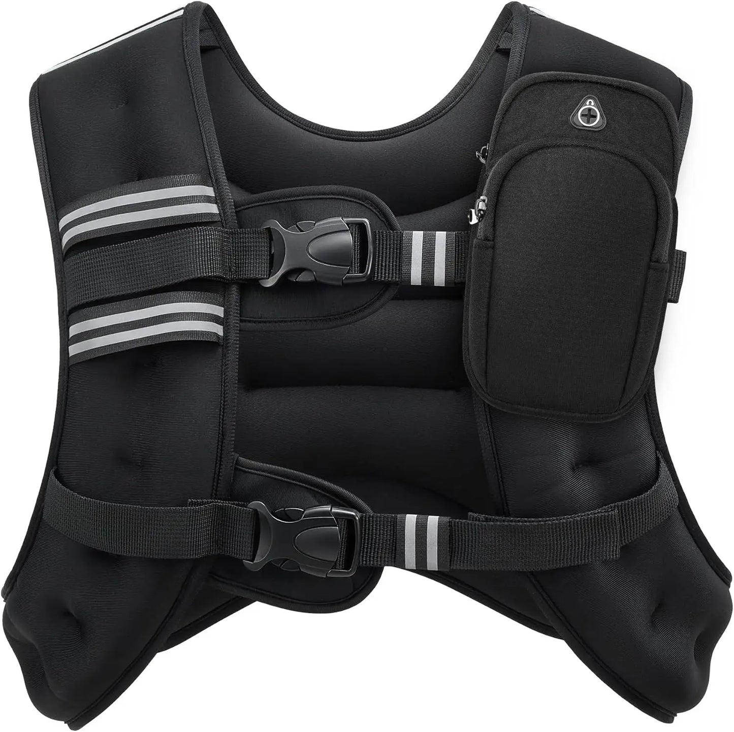 12lb Adjustable Weight Training Suit Empty Bag Fitness Running Vest, Hand And Foot Strength Training Physical Training Clothing