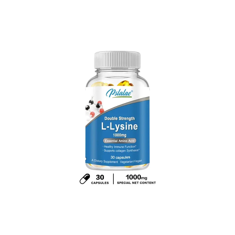 L-Lysine Supplement 1000 mg, 120 Capsules, Amino Acid Capsules
