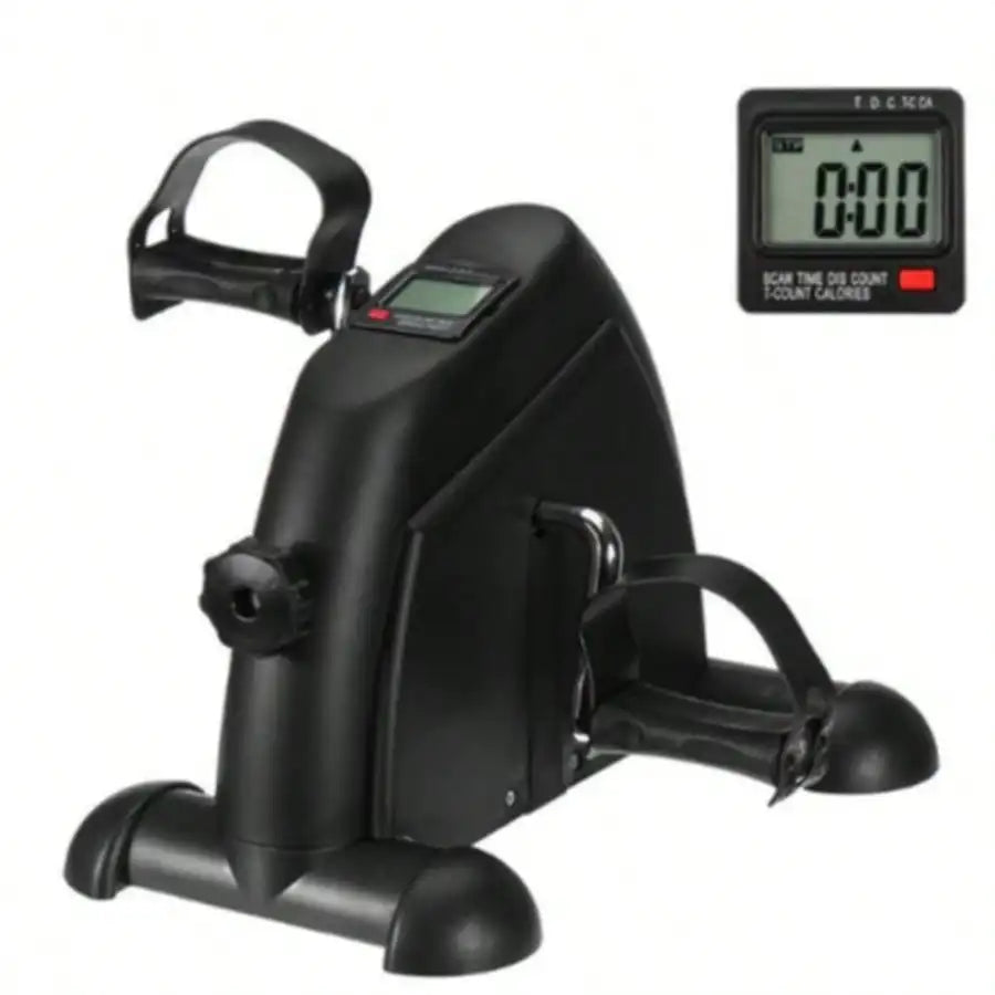 Mini Exercise Bike, Under Desk Bike Pedal Exerciser Portable Foot Cycle Arm & Leg Peddler Machine With LCD Screen Displays