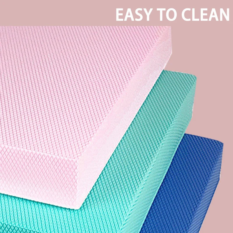 TPE Yoga Balance 6cm Mat Fitness Yoga Equipment Adult Plank Kneeling Mat Yoga Core Training Thickened Cushioned Exercise Mat