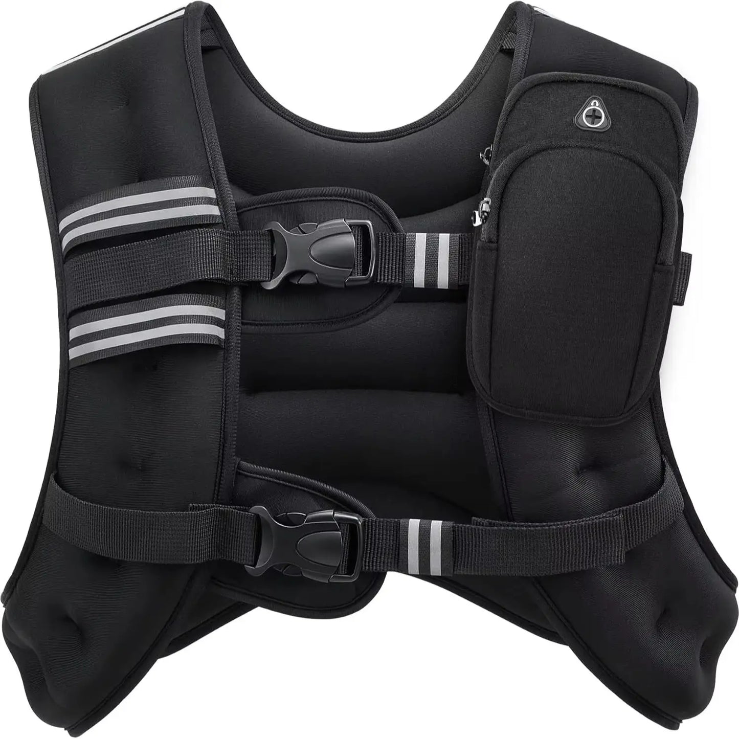 12lb Adjustable Weight Training Suit Empty Bag Fitness Running Vest, Hand And Foot Strength Training Physical Training Clothing