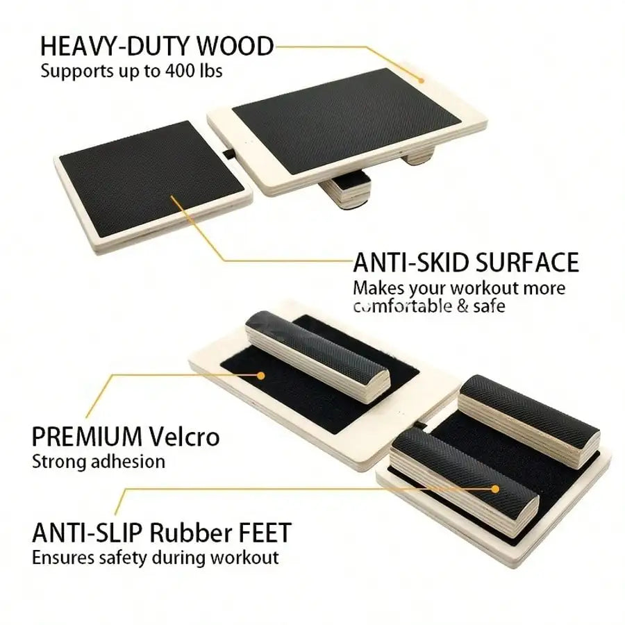 Ankle-Strengthening Balance Board, Ankle Balance Trainer, Single-Leg Stability And Foot Stretching Equipment, Foot Training Board, Wooden Stability Training Board For Yoga And Pilates