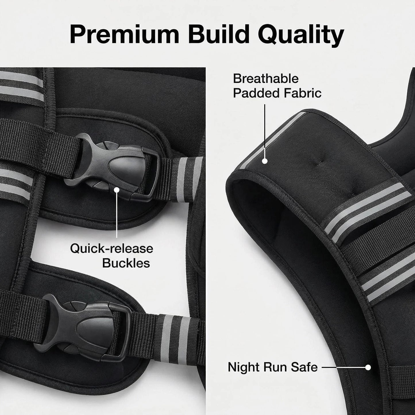 12lb Adjustable Weight Training Suit Empty Bag Fitness Running Vest, Hand And Foot Strength Training Physical Training Clothing