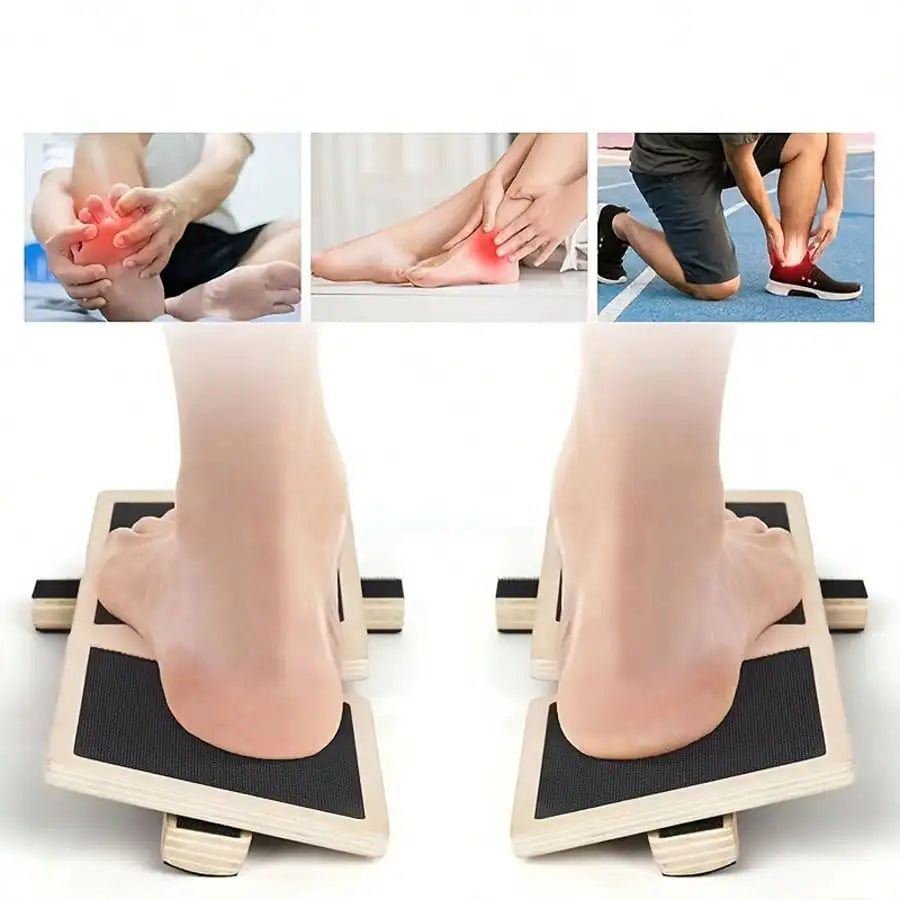 Ankle-Strengthening Balance Board, Ankle Balance Trainer, Single-Leg Stability And Foot Stretching Equipment, Foot Training Board, Wooden Stability Training Board For Yoga And Pilates