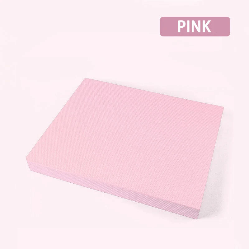 TPE Yoga Balance 6cm Mat Fitness Yoga Equipment Adult Plank Kneeling Mat Yoga Core Training Thickened Cushioned Exercise Mat